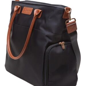 Sarah Wells Breast Pump Tote Bag (Black)